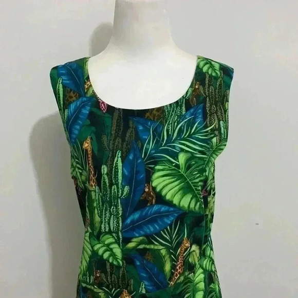 BNWT chepè made in italy jungle giraffe jumpsuit size  M - Picture 3 of 6
